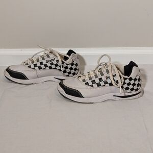 Bowling Dexter Black and White Checkered Athletic Shoes
